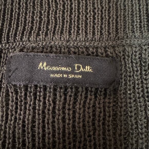 MOSSIMO DUTTI Women's Crewneck Knit Sweater Size M In Black - Picture 4 of 8